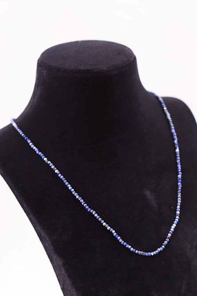 گردنبند جواهر سرمه ای زنانه سنگ طبیعی MYTAKIAĞACIMFH - کد 340785897