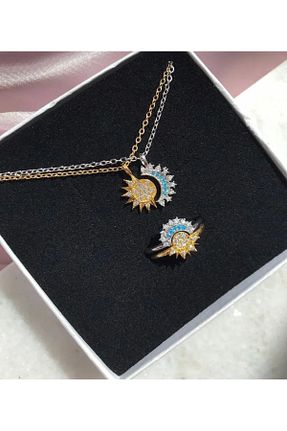 گردنبند جواهر طلائی زنانه Eslem Aksesuar - کد 905786653