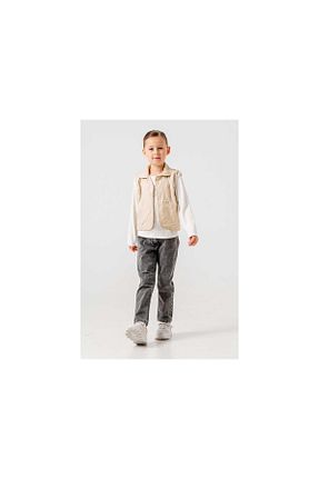 ست بالاتنه و پائین تنه بژ بچه گانه پنبه ای ENDESTORE - کد 917628972