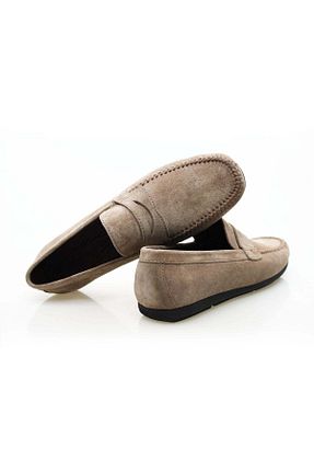 کفش کلاسیک بژ مردانه پاشنه کوتاه (1 - 4 سانتی متر) Butik - کد 905784467