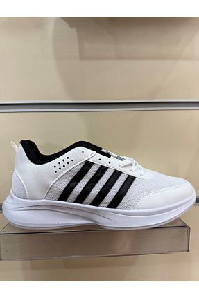 کفش اسنیکر سفید مردانه بند دار Calsido - کد 901431427