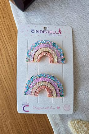گیره سر رنگی بچه گانه Cinderella - کد 905341779