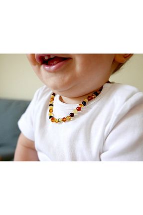 گردنبند جواهر زرد بچه گانه سنگ Arden Global - کد 44126469