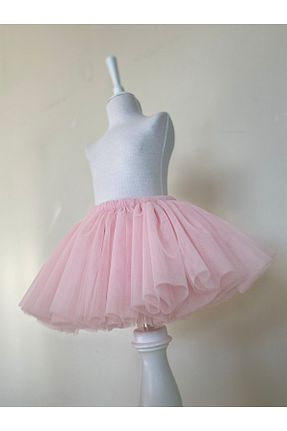 دامن صورتی بچه گانه پلی استر MODA - کد 905807450
