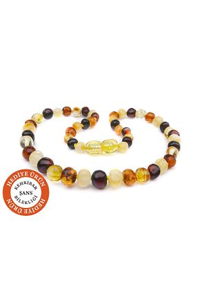 گردنبند جواهر زرد بچه گانه سنگ Arden Global - کد 44126469
