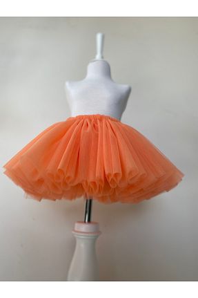 دامن نارنجی بچه گانه پلی استر MODA - کد 905808394