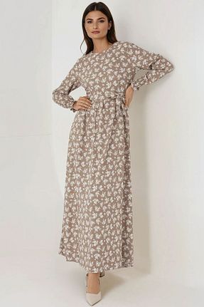 لباس بژ زنانه بافت Hiccup - کد 905810596