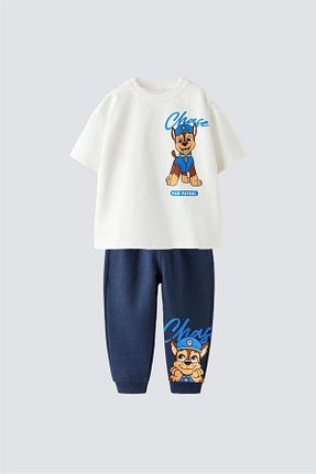 ست کرمکن اسپرت آبی بچه گانه %100 پنبه KidsSel - کد 917703227