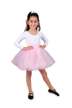 دامن صورتی بچه گانه پلی استر LULLY KİDS - کد 753318108