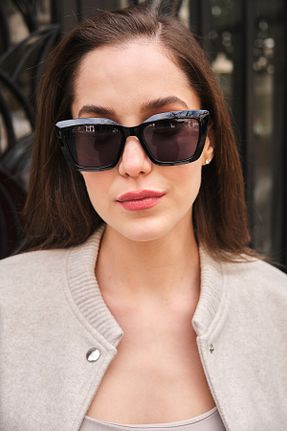 عینک آفتابی مشکی زنانه 50 Monvago - کد 905829912