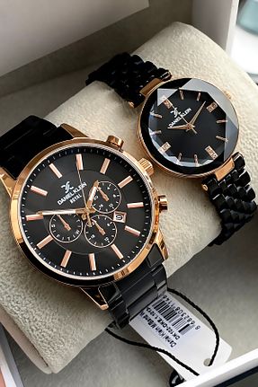 ساعت مچی مشکی زنانه 31-34 میلی متر Daniel Klein - کد 867187619
