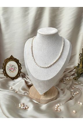 گردنبند مروارید سفید مروارید فرهنگی JOVİ ATELİER - کد 903715772