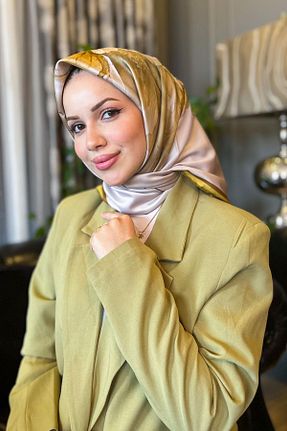 روسری رنگی پلی استر Armine - کد 840057230