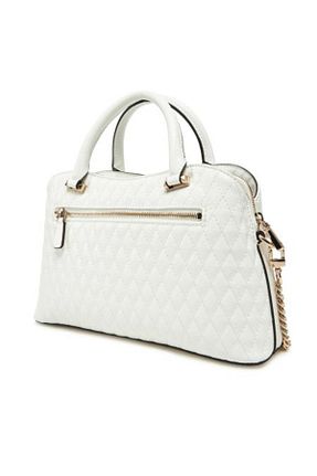 کیف دوشی سفید زنانه پلی اورتان Guess - کد 905843933