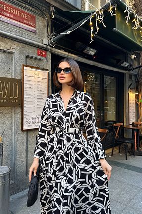 لباس مشکی زنانه بافتنی Mezka - کد 905840380
