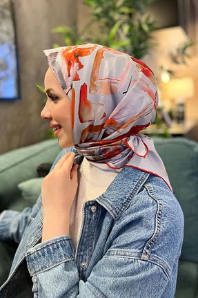 روسری رنگی پلی استر Armine - کد 732134569