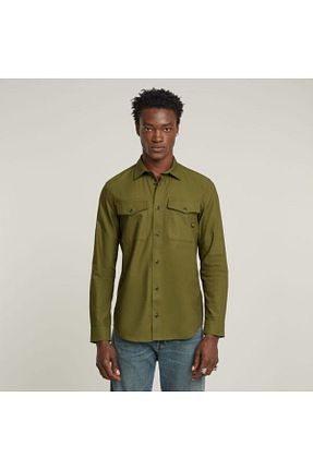 پیراهن سبز زنانه رگولار G-STAR RAW - کد 905844583