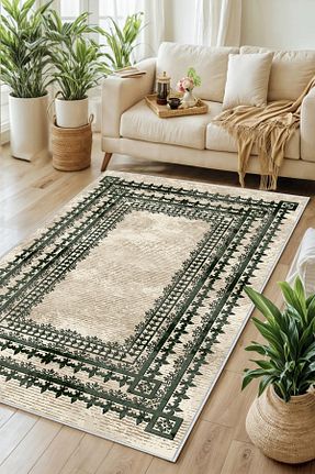 فرش بژ زیره ضد لغزش Thalia Home - کد 905861838