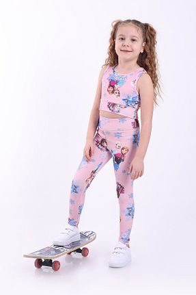 ست بالاتنه و پائین تنه صورتی بچه گانه بافت BEBİPA - کد 917714582
