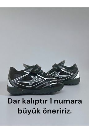 کفش فوتبال چمن مصنوعی مشکی بچه گانه پلاستیک LANDSHOES - کد 883206150