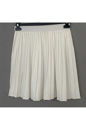 دامن سفید زنانه ویسکون Çağlam moda - کد 905896355