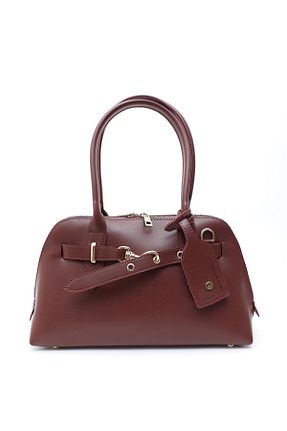 کیف دستی زرشکی زنانه سایز متوسط Mopia - کد 905937090