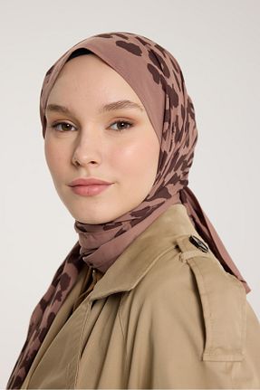 شال قهوه ای زنانه PURESCARFS - کد 917790147