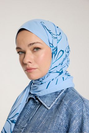 شال آبی زنانه PURESCARFS - کد 917790079