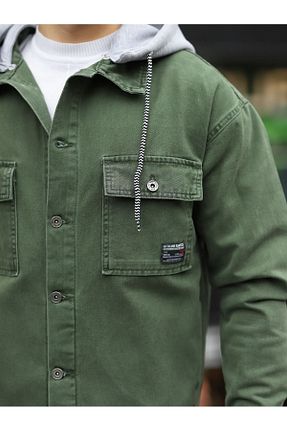 کت خاکی مردانه اورسایز LTC Jeans - کد 358935058