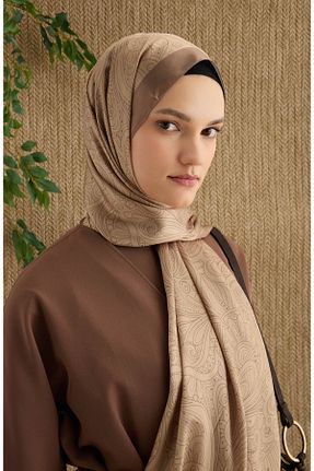 شال قهوه ای زنانه Fatma Atasoy - کد 906017535