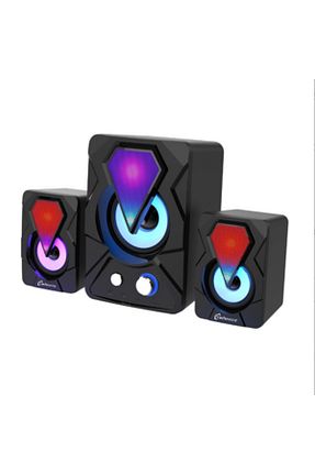 اسپیکر کامپیوتر مشکی Techmaster - کد 648910262