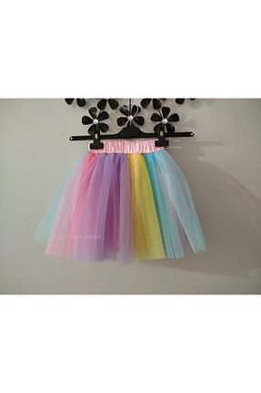 دامن رنگی بچه گانه ساتن BBA TULLE STORE - کد 906024328