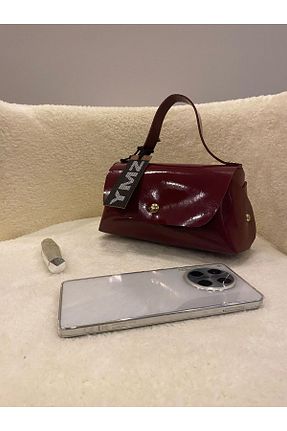 کیف دستی زرشکی زنانه ابعاد کوچک YMZBAG - کد 906024152