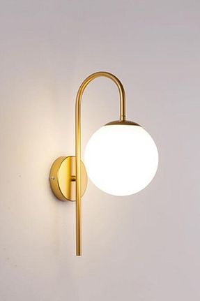 چراغ دیواری زرد فلزی Ömür Avize - کد 900380336