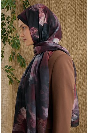 شال زرشکی زنانه Fatma Atasoy - کد 906021682