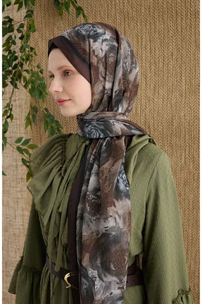 شال قهوه ای زنانه Fatma Atasoy - کد 906018121