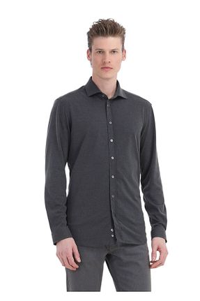 پیراهن طوسی مردانه رگولار Ramsey - کد 776835776