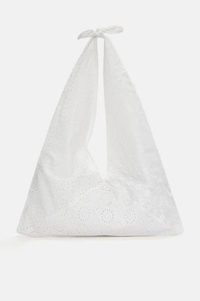 کیف دوشی سفید زنانه Pull & Bear - کد 906030678