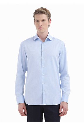 پیراهن آبی مردانه رگولار Ramsey - کد 776839217