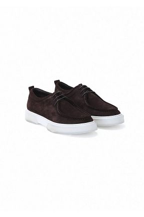 کفش اسنیکر قهوه ای مردانه بند دار Ramsey - کد 779360478