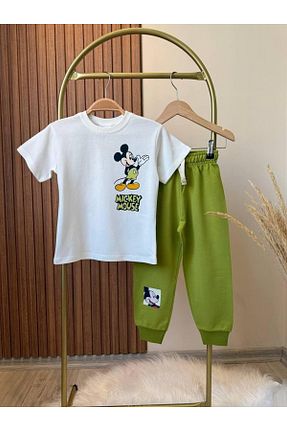 ست کرمکن اسپرت سبز بچه گانه %100 پنبه KidsSel - کد 917806537