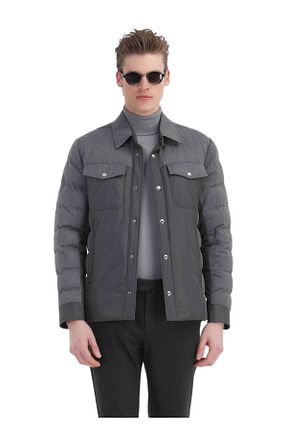 کاپشن طوسی مردانه رگولار Ramsey - کد 758444057