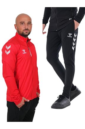 ست کرمکن اسپرت قرمز مردانه پلی استر hummel - کد 897469228