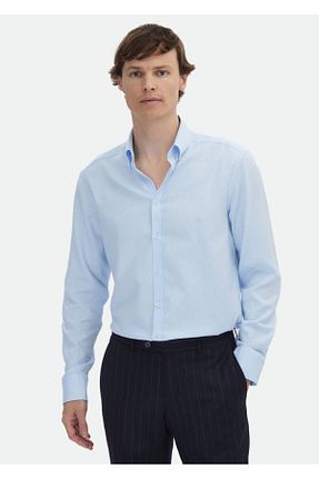 پیراهن آبی مردانه رگولار Ramsey - کد 847022873