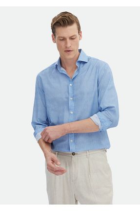 پیراهن آبی مردانه رگولار Ramsey - کد 841152748