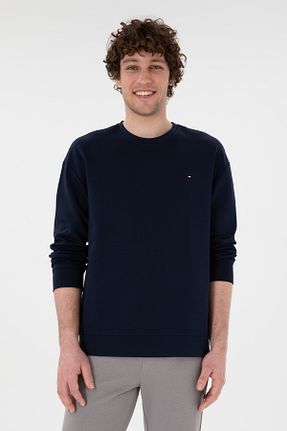 سوئیشرت سرمه ای مردانه ساده U.S. Polo Assn. - کد 906045254