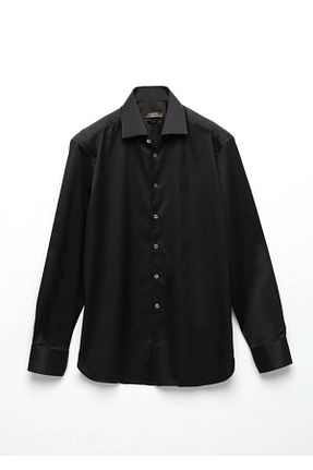 پیراهن مشکی مردانه رگولار Ramsey - کد 892382204