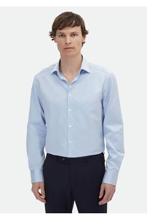 پیراهن آبی مردانه رگولار Ramsey - کد 887526626