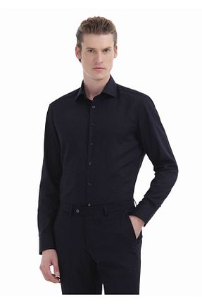 پیراهن سرمه ای مردانه رگولار Ramsey - کد 782178123