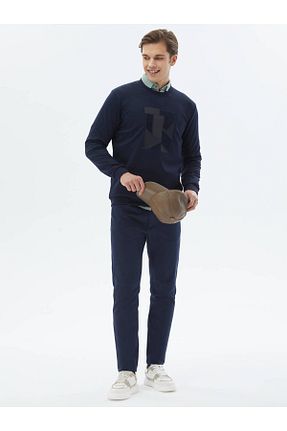 سوئیشرت سرمه ای مردانه چاپی Kip - کد 861587515